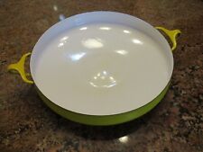 Dansk IHQ France vintage yellow enamel extra large paella risotto pan 13 in picture
