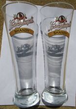 Pair Of Leinenkugel's Shandy Beer Tall Pilsner Pint Glasses Brand NEW 2 Glass picture