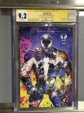 Venom 35 CGC 9.2 SS by Clayton Crain Black Flag Comics Road Tour With Sketch picture