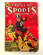 Popular Sports Magazine Pulp Jan 1942 Vol. 9 #1 GD/VG 3.0 picture