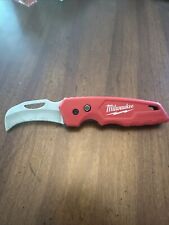Milwaukee Fastback Pocket Knife Liner Lock Plain Edge Hawkbill Blade 48-22-1525 picture