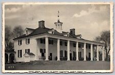 Mount Vernon Home George Washington Fairfax County VA WB Postcard PM Suffolk VA picture