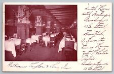 Historic Hotel Martinique Dutch dining room restaurant undivided back postcard picture