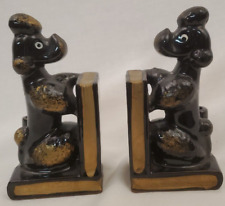 1950s French Poodle Dog Mid-Century Bookend Kitschy MCM Library Made Japan Vtg picture