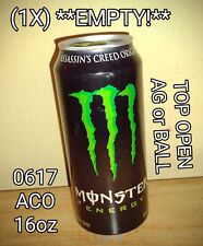 RARE **EMPTY** 2017 MONSTER ENERGY DRINK ASSASSIN'S CREED ORIGINS 1X 16oz Can picture