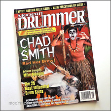 MODERN DRUMMER - Aug 1999 - CHAD SMITH - CHILE PEPPERS + Willie Green & Mangini picture