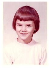 1970s Short Hair Girl Vintage Photo California  picture
