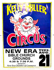 2007 Kelly Miller New Era MI Church circus carnival broadside poster advertising picture