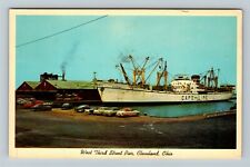 Cleveland OH-Ohio, West Third Street Pier, c1965 Vintage Souvenir Postcard picture