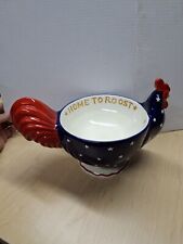 American Rooster A Collection By Department 56 Home To Roost Near Mint Dish picture