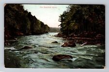 VT-Vermont, The Deerfield River, Antique, Vintage c1914 Souvenir Postcard picture