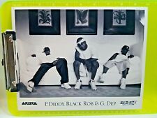 P. Diddy(Sean Combs) Black Rob G. DEP  8x10 Press Promo Black and White Photo  picture