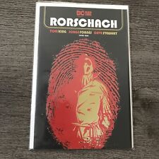 Rorschach #1 Cover A DC Comics Black Label 2020 NM Watchmen Tom King picture