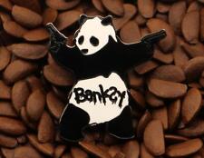 Banksy Graffiti Pins Panda With Guns Pin picture