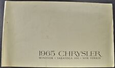 1965 Chrysler Brochure New Yorker Saratoga 300 Windsor Wagon Original Canadian picture