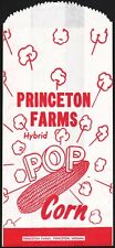 Vintage bag PRINCETON FARMS Pop Corn Princeton Indiana large size unused n-mint+ picture