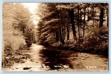 Oxbo Wisconsin WI Postcard RPPC Photo Scene In Northern View 1933 Posted Vintage picture