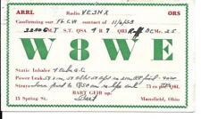 QSL  1933  Mansfield OH  radio card    picture