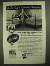 1937 Spring Air Mattress Ad - The Two Types picture