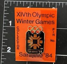 Sarajevo 1984 XIV th Olympics  Pin picture