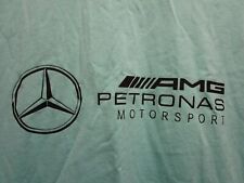 PUMA MERCEDES F1 AMG PETRONAS MOTORSPORT TEAL T SHIRT SIZE LARGE picture