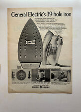 1967 General Electric 39 Hole Iron, Travelers Life Insurance Vintage Print Ads picture