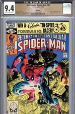 Spectacular Spider-Man #60 CGC 9.4 -PEDIGREE -origin retold - Frank Miller cover picture