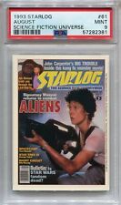 1993 Starlog Science Fiction #61 Sigourney Weaver HOF Aliens Alien PSA 9 POP 1 picture