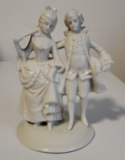 Antique German Porcelain Colonial Couple made in Thuringia  picture