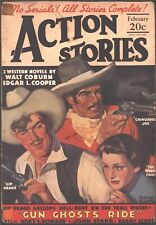 Action Stories 1936 February. Contains Pilgrims to the Pecos by Robert E. Howard picture