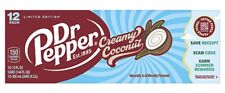 12 pack Dr. Pepper Limited Edition Creamy Coconut New Unopened picture