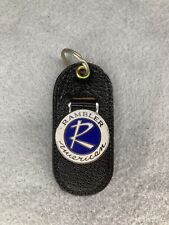 Vintage Leather Car Keychain Vintage Key Ring Key Fob Rambler American picture