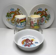 Vintage Care Bear and Cousins American Greeting Cups, Bowl And Plates 1985+ picture