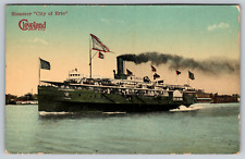 c1910s Steamer City of Erie Cleveland Sixth City C&B Vintage Antique Postcard picture