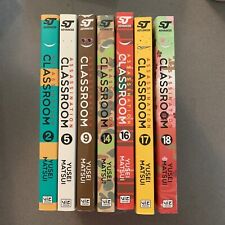 Lot of 7 Assassination Classroom Manga Volumes 2 5 9 14 16 17 18 Book set picture