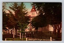 New Concord OH-Ohio, Muskingum College, Vintage c1908 Postcard picture