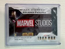 IRON MAN 2021 Marvel Black Diamond POLISHED PATCHES Robert Downey Jr RARE MCU picture