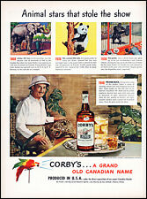1948 Frank Buck photo Corby's Whiskey vintage print ad adl87 picture