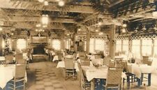 c1910 RPPC Dining Room Lake McDonald Hotel Glacier Park Vintage Postcard P144 picture