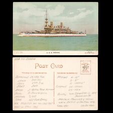 WWI US NAVY USS INDIANA Colorized UDB UNP Postcard of Enrique Muller Photo picture