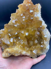 4.4lb Rare Natural Citrine Quartz Cluster Crystal Energy Reiki Healing Decor picture
