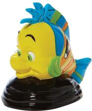Romero Britto Flounder Little Mermaid Resin Mini Disney Fish Figurine 6009053 TC picture