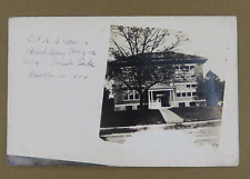 1906  LOCKLAND /  CINCINNATI COLORED SCHOOL AFRICAN AMERICAN REAL PHOTO POSTCARD picture