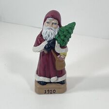 Santa 1910 Through the Years Figurines Porcelain Tree Toys Hand Painted 5