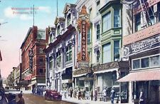 PROVIDENCE RI - Westminster Street Showing Stores Postcard picture
