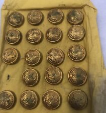 Spanish American War USMC  Card Of 19 Buttons picture