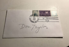 Don Taylor 1920-98 genuine autograph signed Envelope US actor director picture