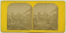 1860-70 Stereo. Marseille. On board the boat the 