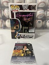 Funko Pop WWE Rey Mysterio (Black) #6 - 2014 Convention Exclusive - Signed JSA picture