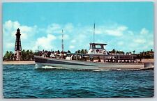 Pompano Beach Florida~Lighthouse Fishing Center~Ship Captain Kidd~1967 PC picture